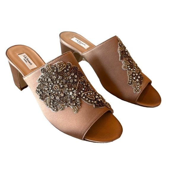 L.K. Bennett Sabrina Satin Shoes 38 - Picture 7 of 10